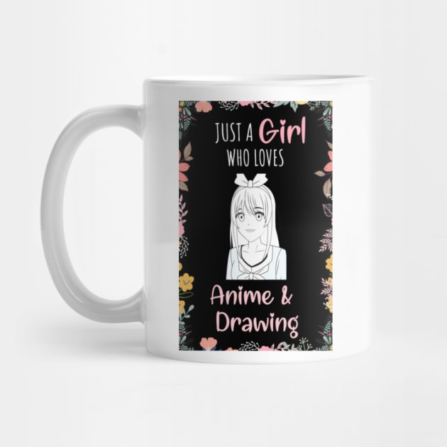 Just A Girl Who Loves Anime & Drawing by Aquora Art